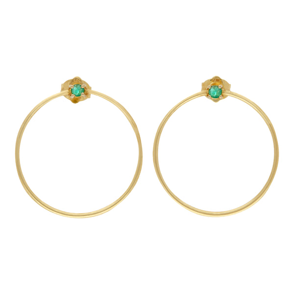 Emerald Cycle Earrings