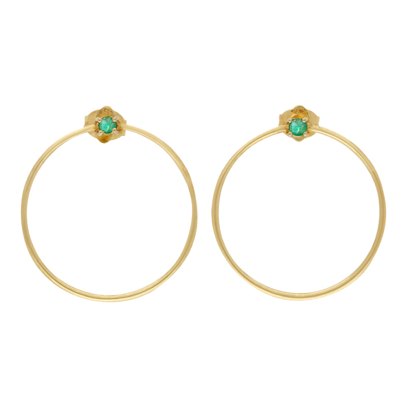 Emerald Cycle Earrings