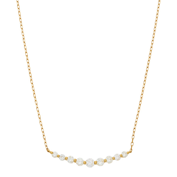 Parabola Diamond Necklace