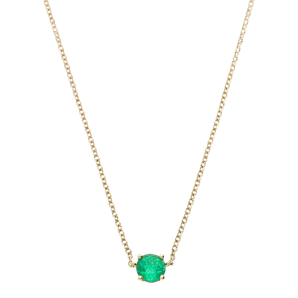 Emerald Solo Choker Necklace